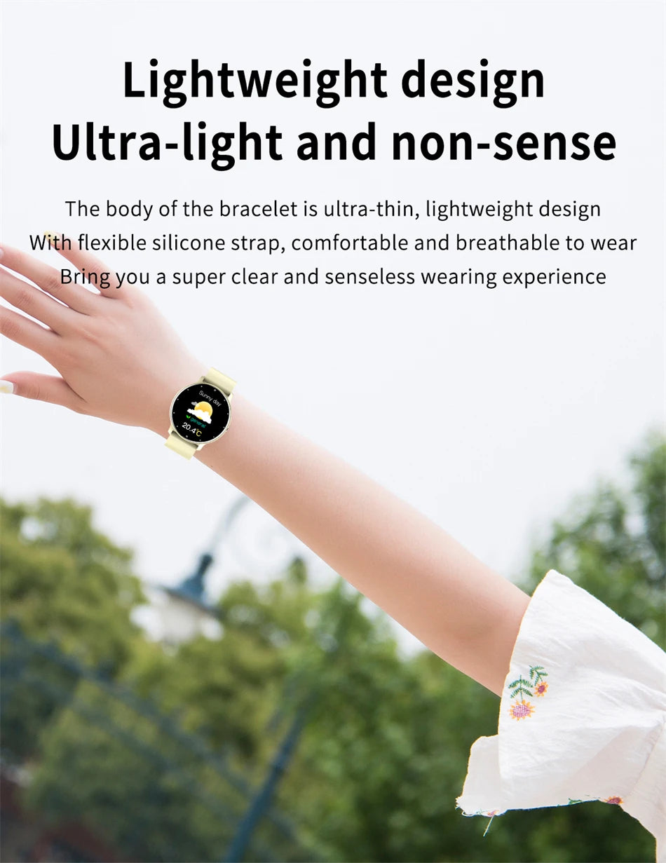 LIGE Smart Watch Women Men Full Touch Screen Bluetooth 5.2 Call Waterproof Watches Sports Fitness Tracker Factory IP67 ZL02 New