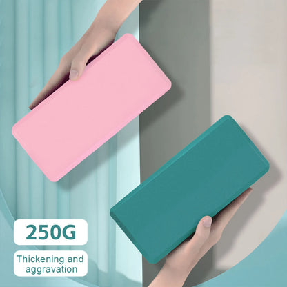 EVA Yoga Block Solid Color Yoga Balance Bricks Moisture-Proof High Density Yoga Blocks Body Shaping Yoga Blocks for Yoga Pilates