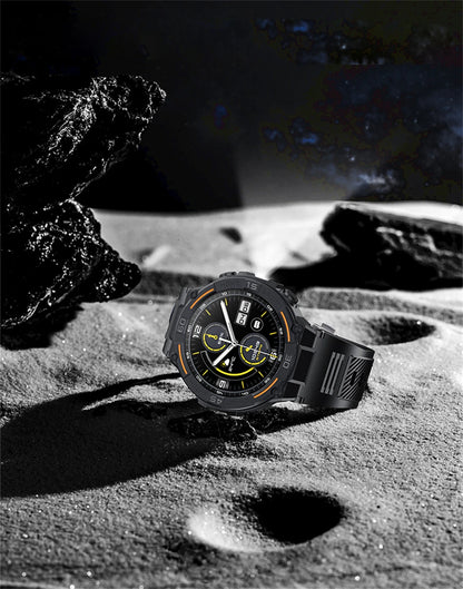 Sport Smart Watch Men 360*360 HD Screen LED Light Heart Rate Fitness Waterproof Voice Assistant BT Call Smartwatch For Huawei