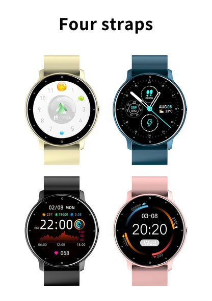 LIGE Smart Watch Women Men Full Touch Screen Bluetooth 5.2 Call Waterproof Watches Sports Fitness Tracker Factory IP67 ZL02 New