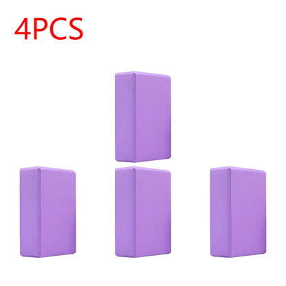 EVA Yoga Block Solid Color Yoga Balance Bricks Moisture-Proof High Density Yoga Blocks Body Shaping Yoga Blocks for Yoga Pilates