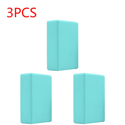 EVA Yoga Block Solid Color Yoga Balance Bricks Moisture-Proof High Density Yoga Blocks Body Shaping Yoga Blocks for Yoga Pilates